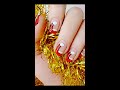 Easy Christmas Nail Art with Toothpick and Eyeliner
