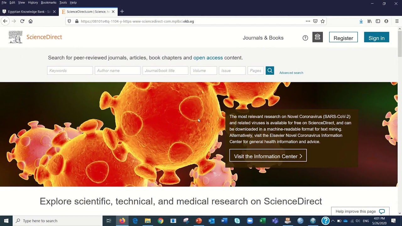 Science Direct YouTube