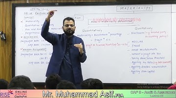 CAF 8 | Sir Muhammad Asif | Audit and Assurance Lecture 53