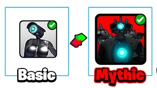 UPGRADING BASIC to MYTHIC CAMERAMAN in Toilet Tower Defense Roblox