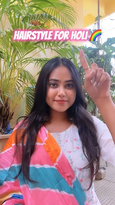 hairstyle for holi
