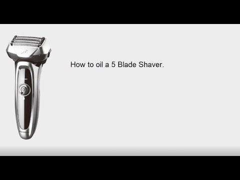 Panasonic - Shaving and Grooming - Function - How to Oil a Panasonic 5 Blade Shaver.