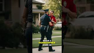 ⚖️🚨 Lawyer Reacts: Controversial Surveillance Video: Officer Shoves Homeowner, Resigns 🏡👮‍♂️
