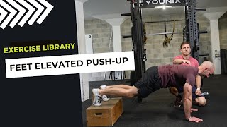Feet Elevated Push-up