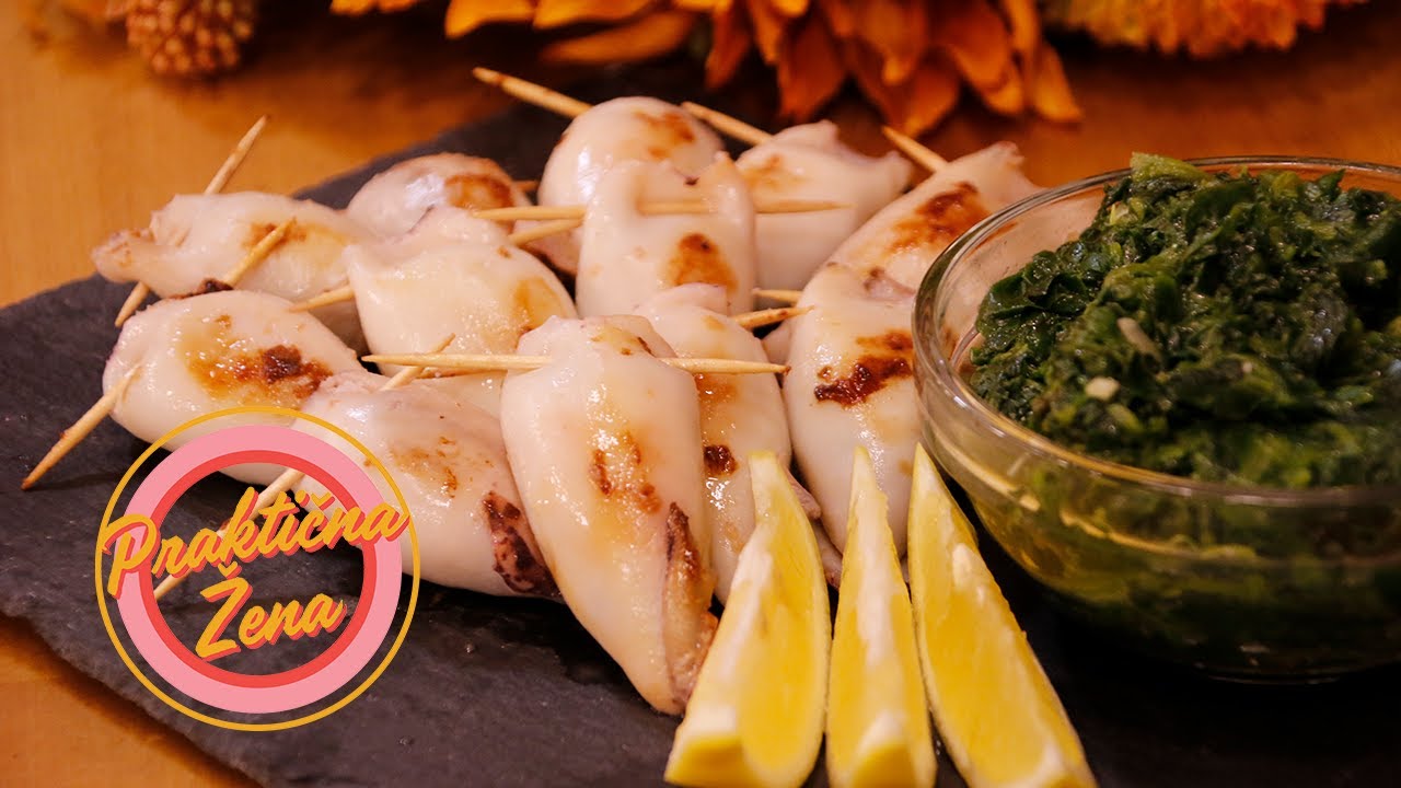 Praktična žena – Punjene lignje