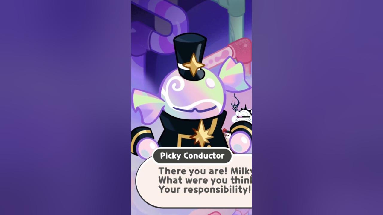 Milky Way Cookie saying "sowwy"