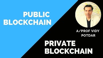 Private vs. Public Blockchains | Blockchain Tips | A/Professor Vidy Potdar | Australia