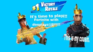it's time to play Fortnite with desmoney