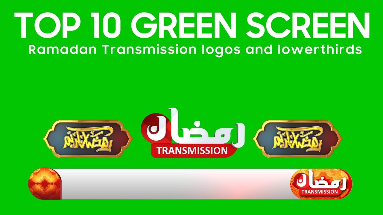 Top 10 Green Screen Lower Thirds And Logo Animations Ramadan Package Top 10 green screen lower thirds and logo animations ramadan package
