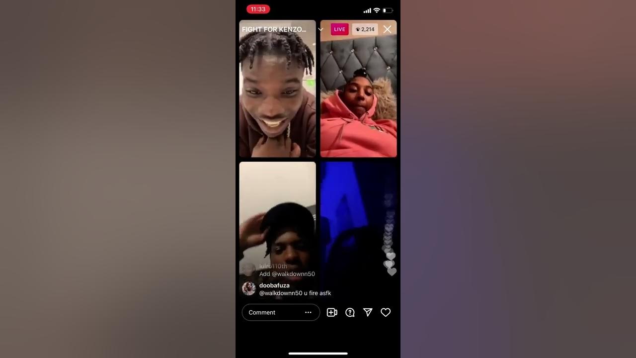 Buba 100x and Noticuz full ig live (Bando gz sister AKA Kenzo B Caught ...