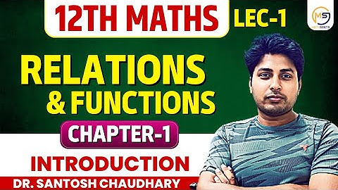 Rec Lec-1 Class XII Math: Free NCERT  Batch | Chapter-1 : Relation and Function | Mathstats