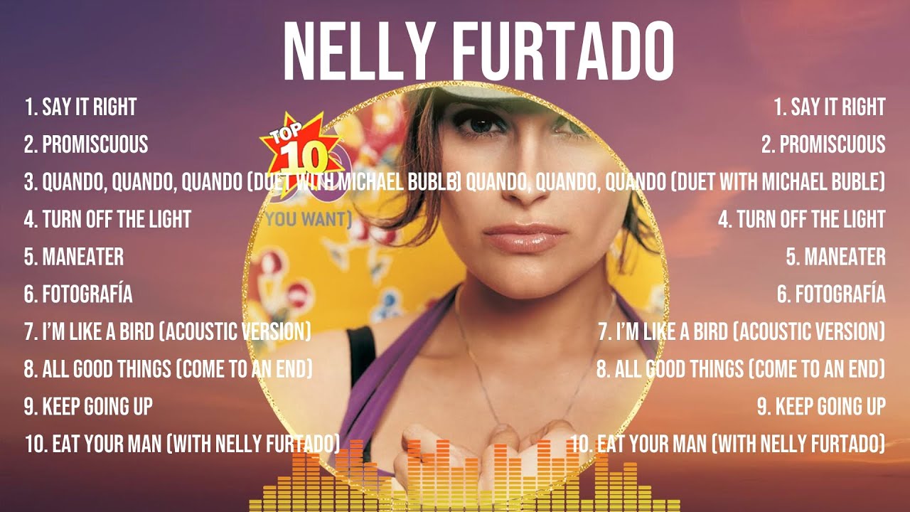 Nelly Furtado The Best Music Of All Time ️ Full Album ️ Top 10 Hits ...