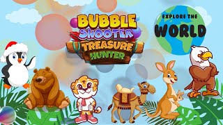 Explore the world by playing our Bubble Shooter Treasure Hunter Game | Download Now screenshot 3
