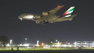 Airbus A380 vs Boeing 787 Day & Night Landings