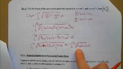 2/21/2018 Parametric and Position Velocity Acceleration