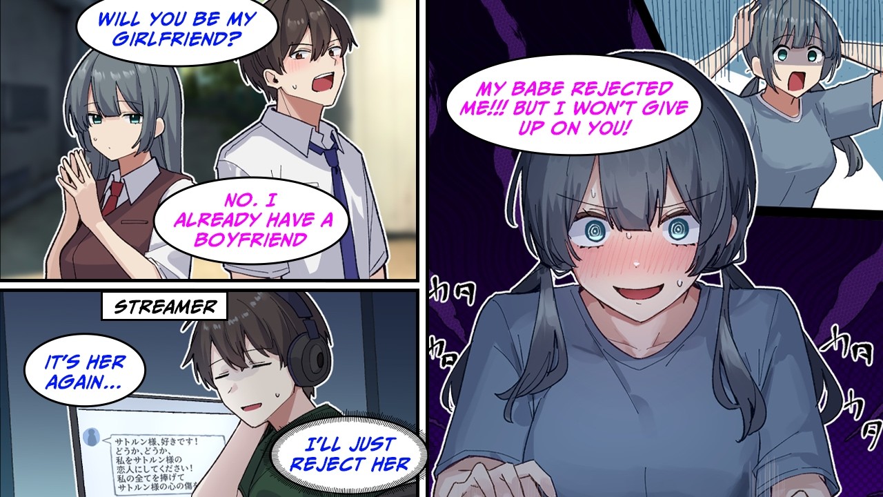 [Manga Dub] This girl rejected me saying she already had a boyfriend, but turns out...