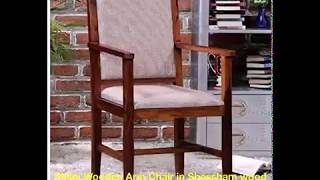 #14 Best Wooden Modern Classic ArmRest Study Chair | Arm Chair | Wooden Chair | Chair | Office Chair