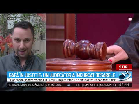 Gafă în justiția din România. Un judecător a încurcat dosarele