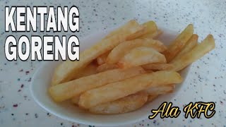 KENTANG GORENG CRINKLE RENYAH CUMA 3 BAHAN - PENGGEMAR JUNK FOOD WAJIB BIKIN MUDAH BANGET !!!