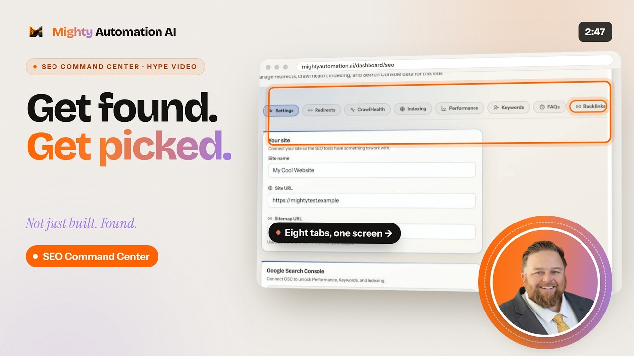 SEO Command Center: Get Found on Google and Picked by AI Search — video thumbnail