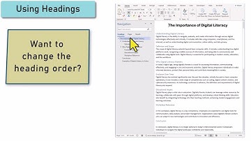 Using Headings in Word Documents | Northeast State Digital Accessibility