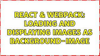 React & Webpack: Loading and displaying images as background-image
