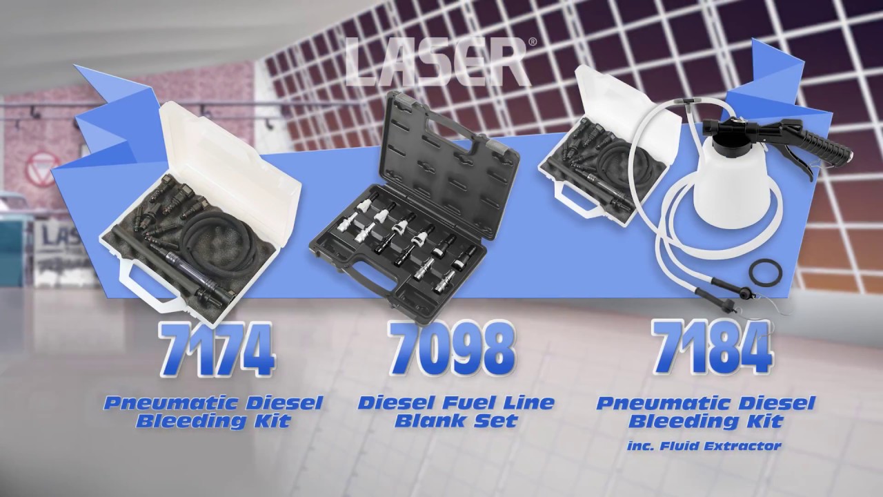 7184, 7174, 7098 Diesel Fuel bleeding kit YouTube