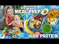 Vegan Meal Prep | High Protein Breakfast, Lunch, & Dinner