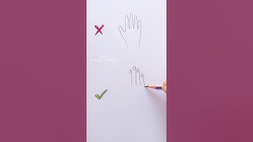 do VS don’t / How to draw a hand 🤚 #drawing #art #shorts