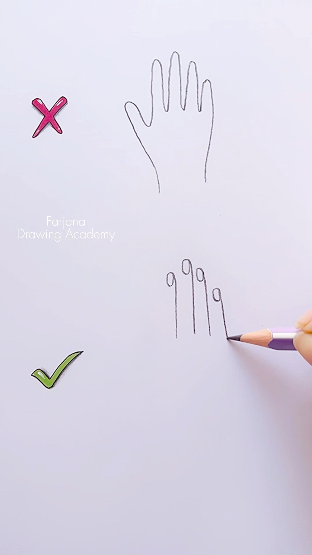do VS don’t / How to draw a hand ? #drawing #art #shorts