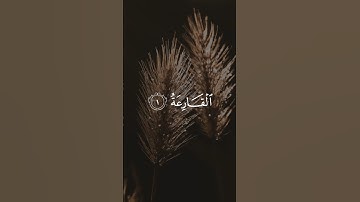 تلاوة خاشعة سورة القارعة