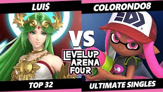 LUA4 Top 32 - Lui$ (Palutena, Fox) Vs. Colorondo8 (Inkling) SSBU Ultimate Tournament