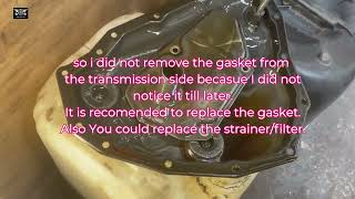 Nissan Note 2014 Transmission fluid drain and change