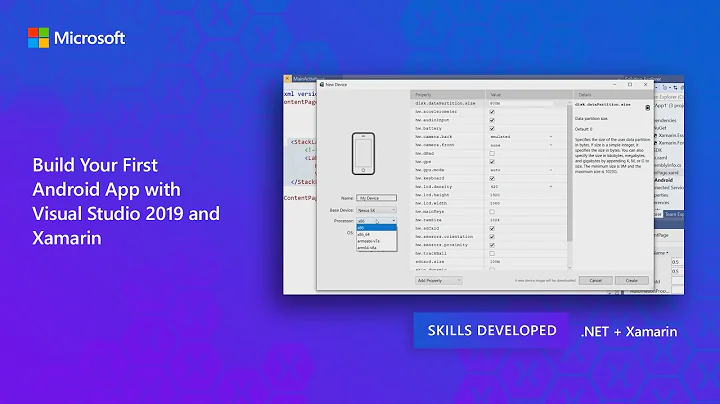 Build Your First Android App with Visual Studio 2019 and Xamarin