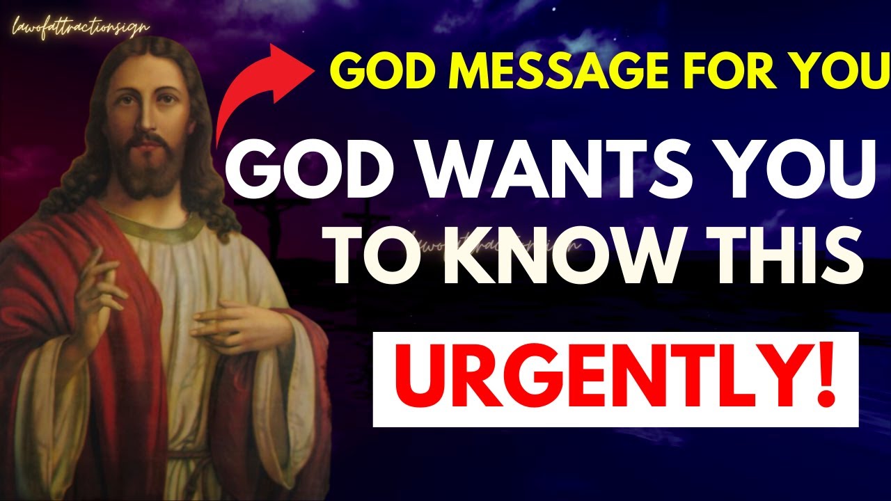 God says👉 I WANT YOU TO SEE THIS RIGHT NOW | Urgent message from god ...