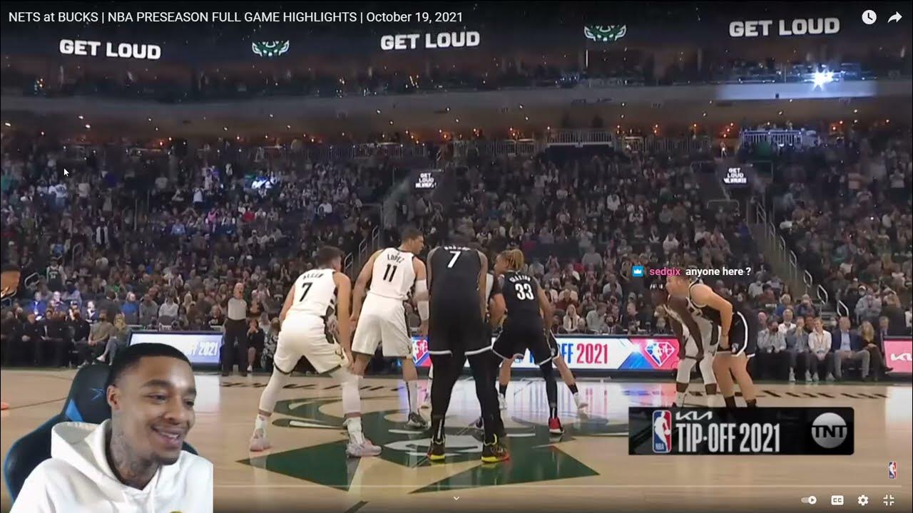 FlightReacts NETS at BUCKS FULL GAME HIGHLIGHTS October 19, 2021