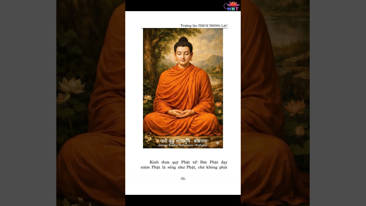 HIỂU ĐÚNG NIỆM PHẬT ĐỂ ĐƯỢC GIẢI THOÁT