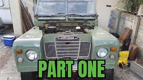 1974 Series 3 Land Rover Restoration - Part 1