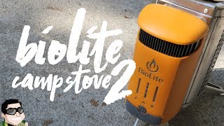 BioLite Camp Stove 2 Charging with Fire!!