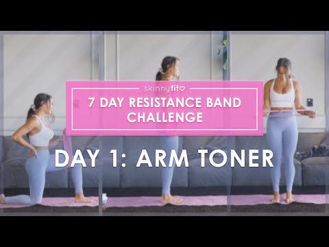 7 DAY RESISTANCE BAND WORKOUT CHALLENGE BY SKINNYFIT 