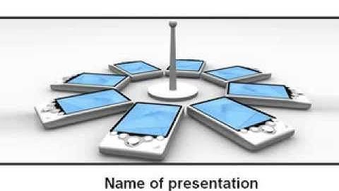 Wi-Fi Point PowerPoint Template by PoweredTemplate.com