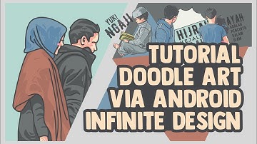 Tutorial membuat Simpel vektor/ Doodles style via android #infinite design