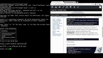 4  Install Sqoop   Create sample MySQL database for import