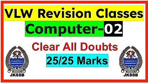 VLW Revision Classes || Computer -02 || Input & Output Devices