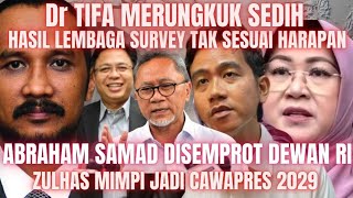 Download Lagu Dr TIFA MERUNGKUK SEDIH DATA SURVEY TAK SESUAI HARAPAN SAKSI AHLI TIRORIS KOK BEGITU YA ABRAHAM DIAM MP3