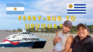 Argentina Vlog: We are Going to Montevideo! | How to Get There From Buenos Aires via Ferry and Bus!