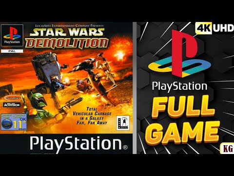 Star Wars: Demolition [PS1] Gameplay Walkthrough FULL GAME [4K60ᶠᵖˢ UHD🔴]
