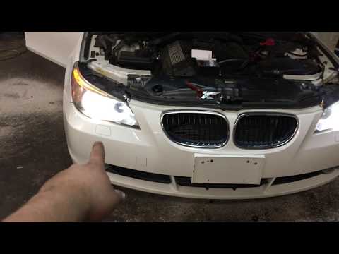 BMW LED ANGEL EYE HALO INSTALL E60 530i