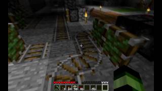 MINECRAFT - SilverRook - My 3 track Minecart points/junctions switch