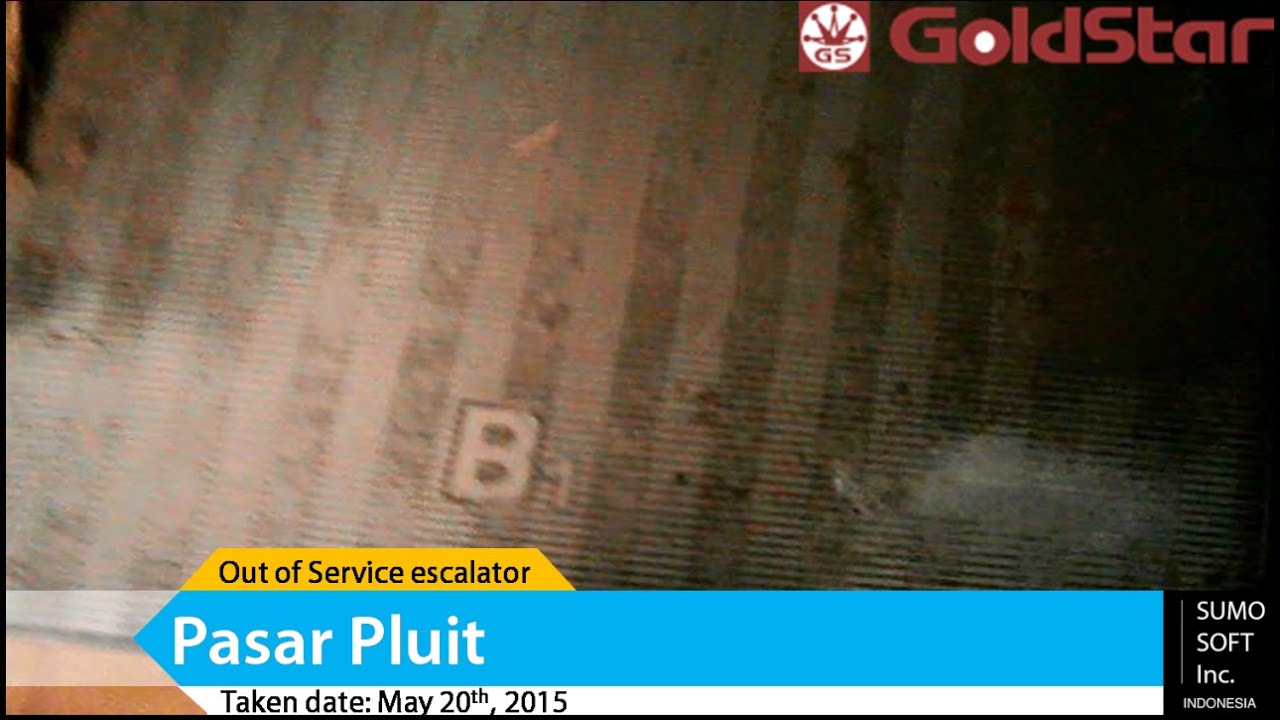 DERELICT Goldstar Escalator at Pasar Pluit, Jakarta